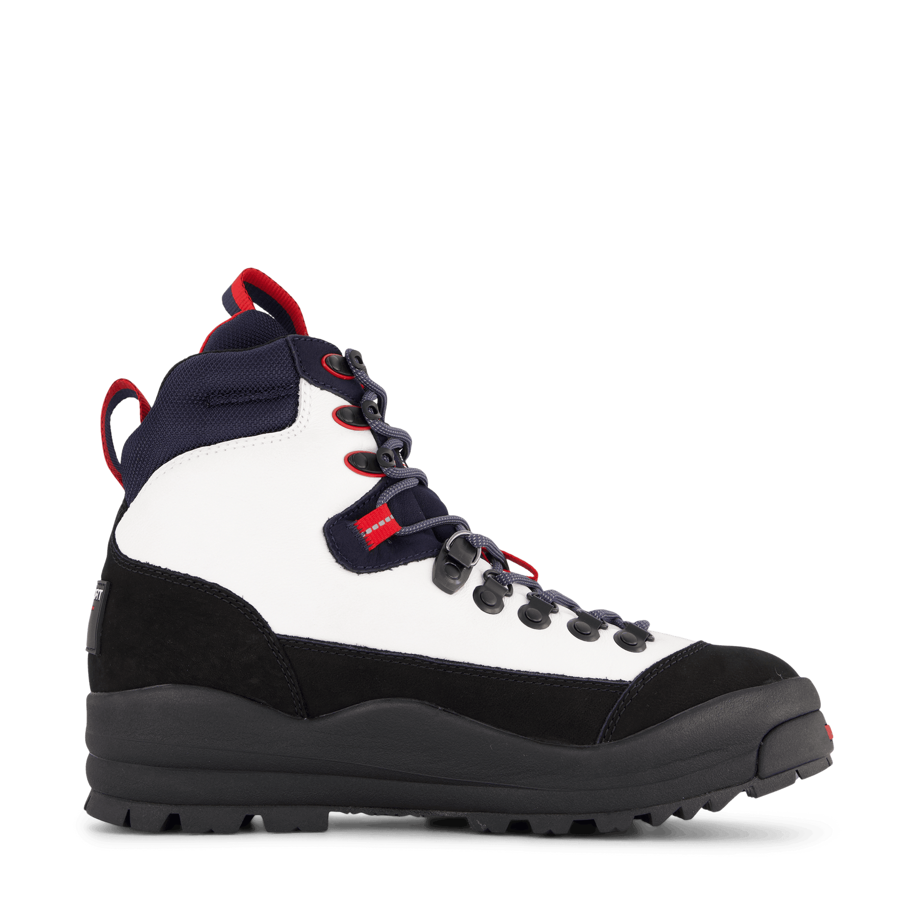 Polo Ralph Lauren Polo Sport Hiker Leather Boot White Navy Red