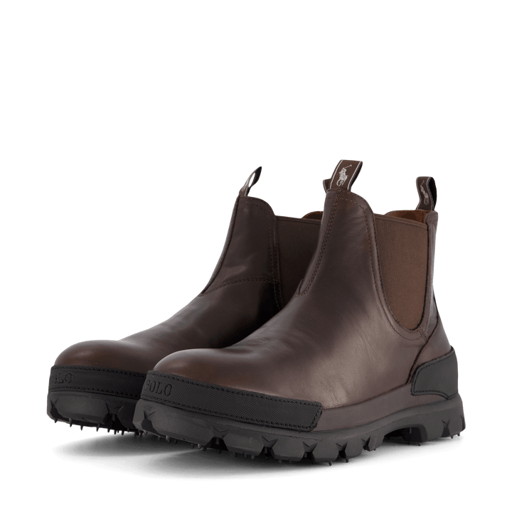 Oslo Leather Chelsea Boot Dk Brown