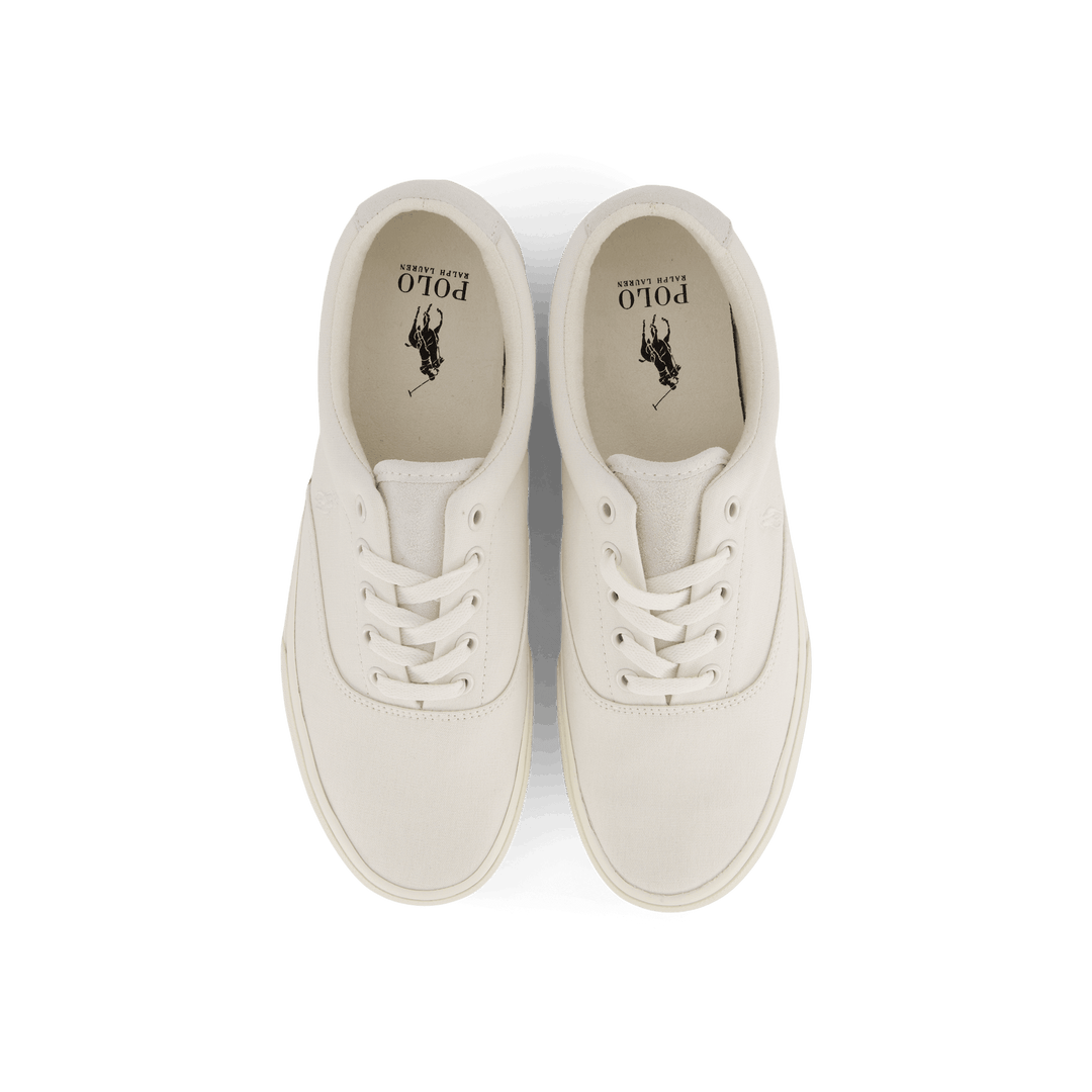 Keaton Suede Trim Canvas Sneaker Polo Ralph Lauren Heppo