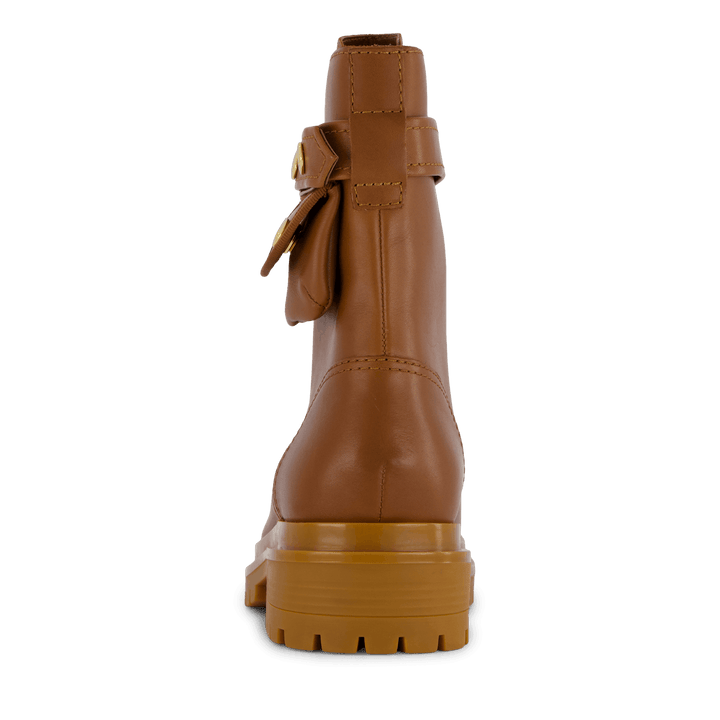 Cammie Burnished Leather Boot Deep Saddle Tan