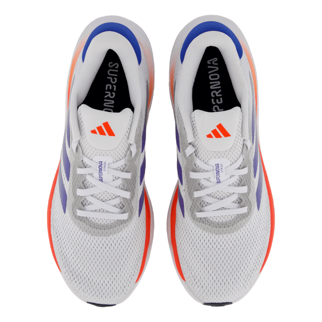 Supernova Stride Shoes Cloud White / Royal Blue / Solar Red