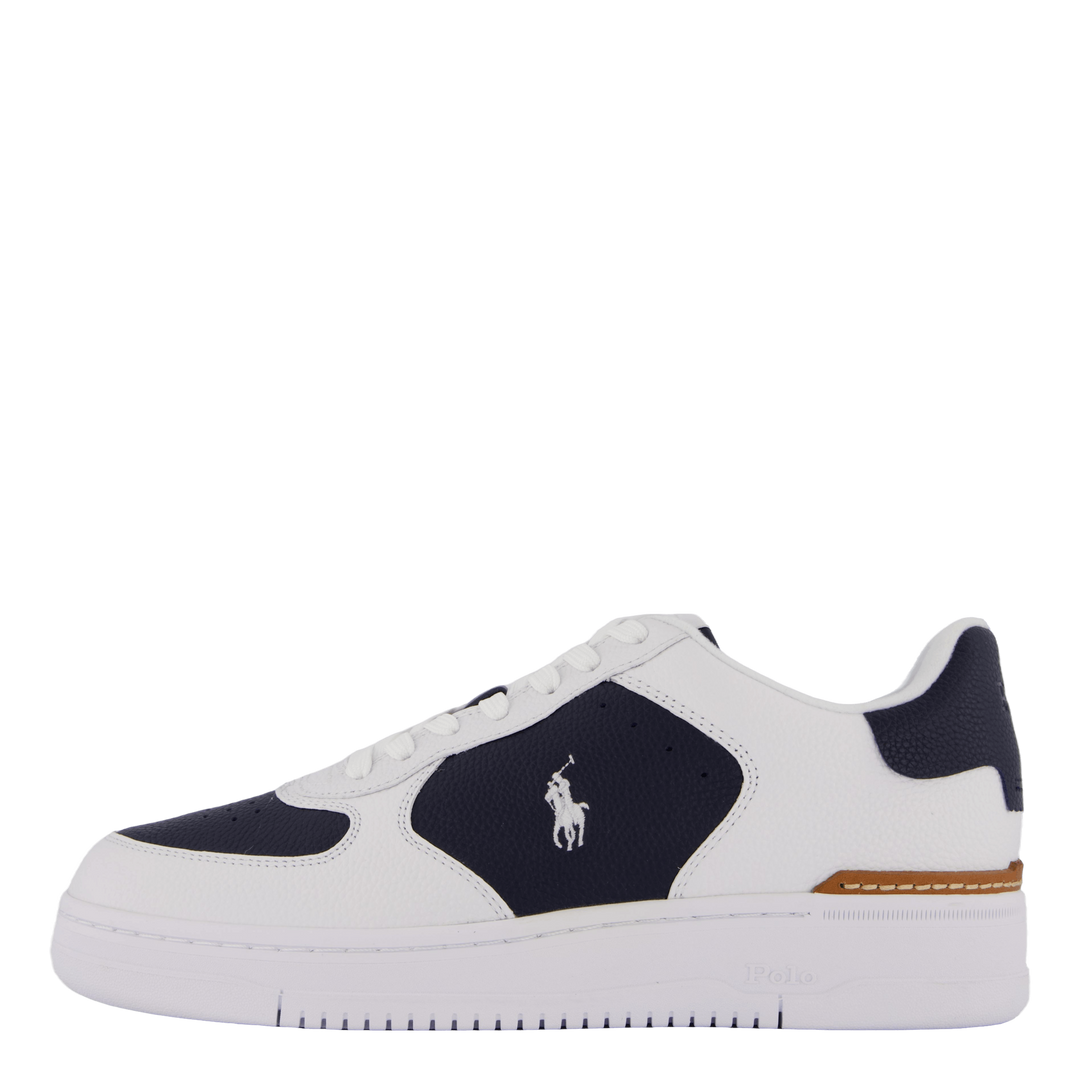 Masters Court Leather Sneaker White / Navy