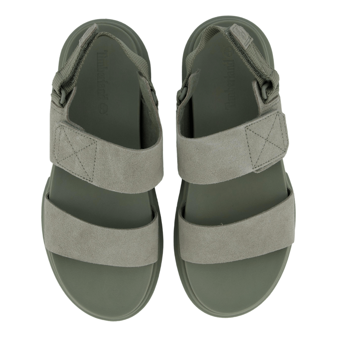 2 Strap Sandal Greyfield Lt Tpe Suede