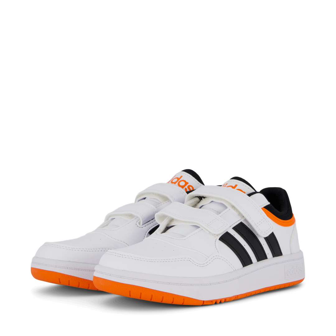 Hoops Lifestyle Basketball Hook-and-Loop Shoes Cloud White / Core Black / Impora