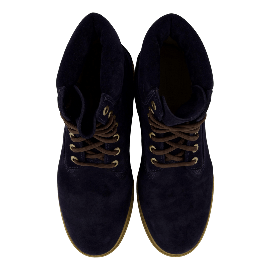 Timberland Heritage 6 Inch Lac Dark Blue Suede