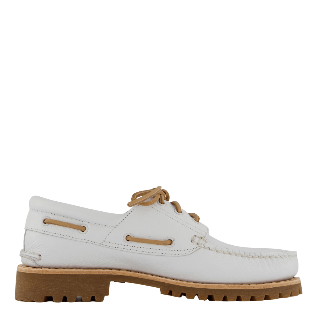 Timberland Authentic Boat Shoe White Full Grain