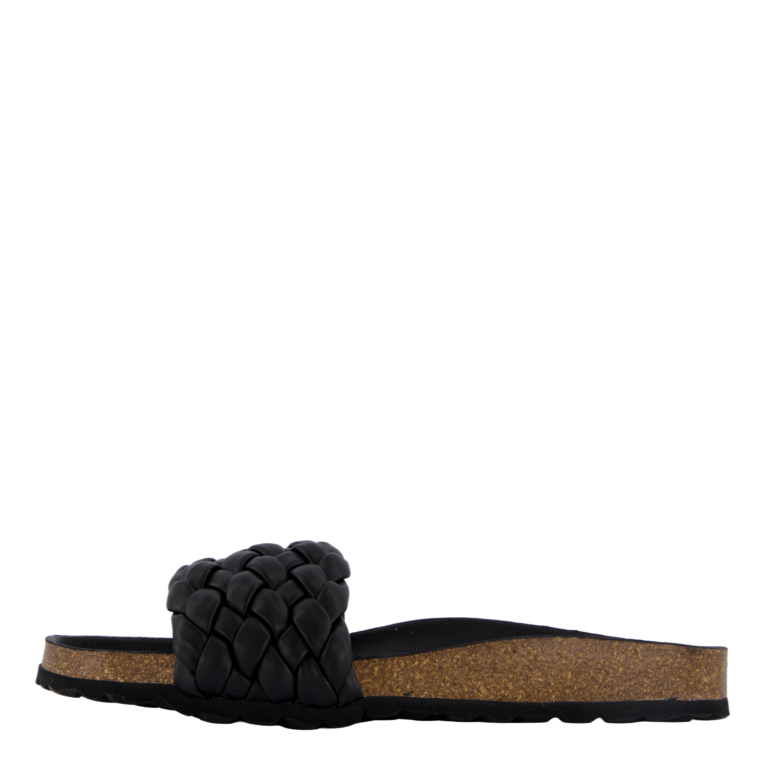 VERBENAS Sandali Rica Trenza Soft Bianco, In Pelle E Sughero, Fatti A Mano In Spagna, Suola In Gomma