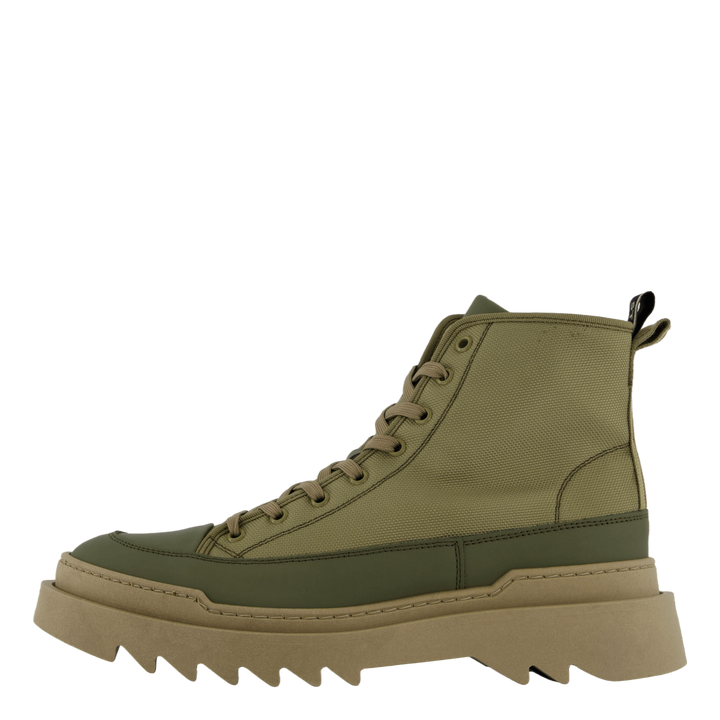 Kamiki High U Textile Kaki Green