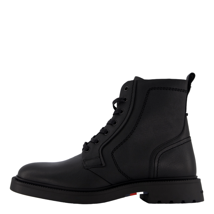 Hilfiger Comfort Lwt Lth Boot Black