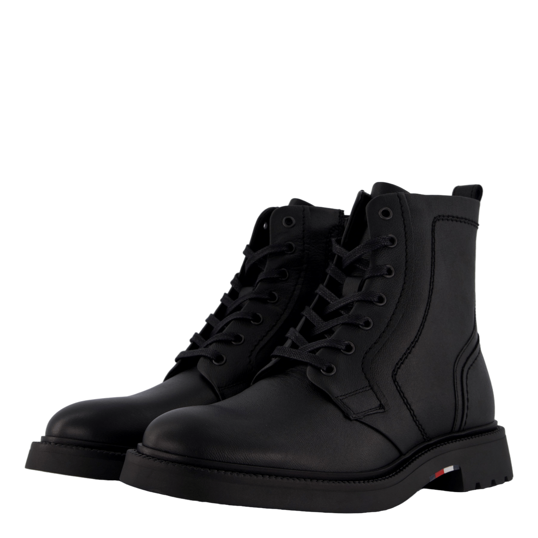 Hilfiger Comfort Lwt Lth Boot Black