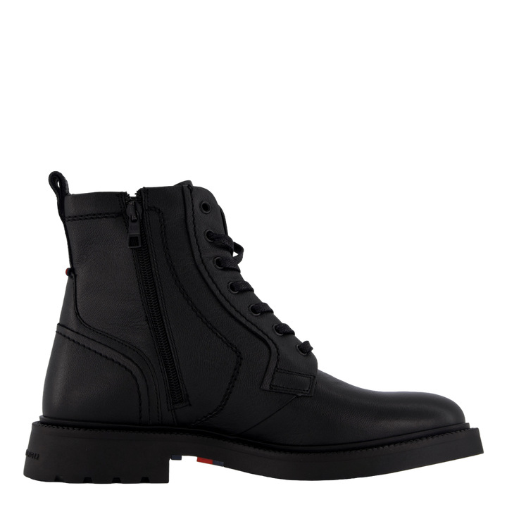 Hilfiger Comfort Lwt Lth Boot Black