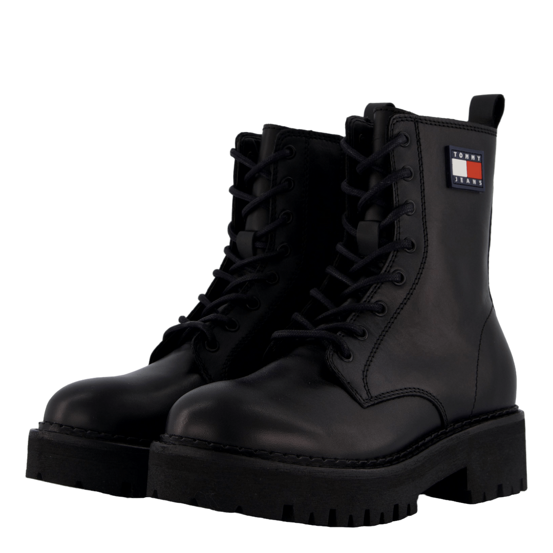 Tjw Urban Lace Up Boot Black