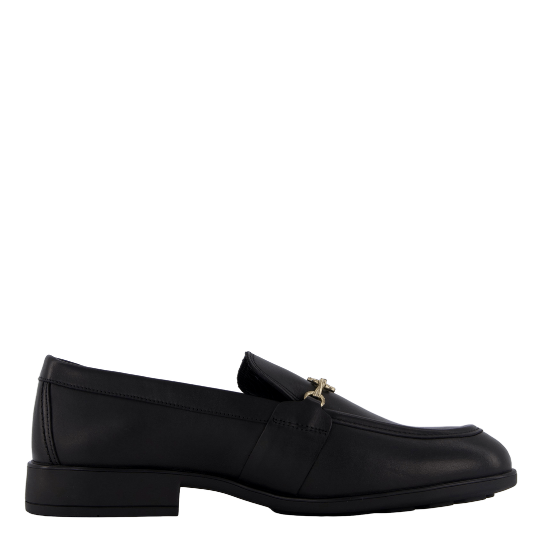 Th Chain Leather Loafer Black