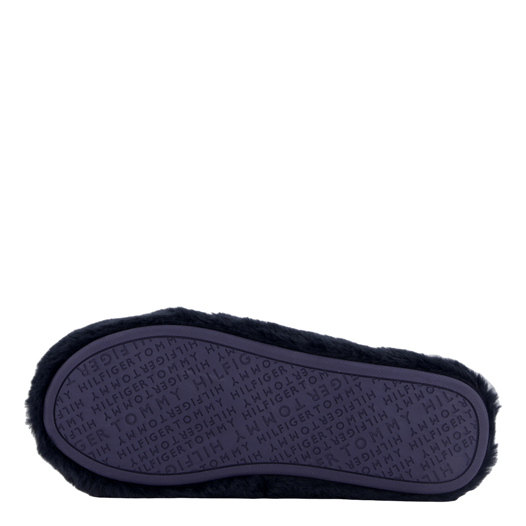 Hilfiger Fur Basics Slipper Space Blue