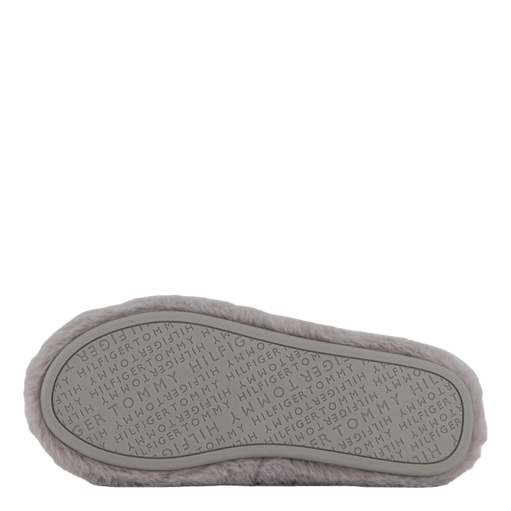 Hilfiger Fur Basics Slipper Grey Whisper