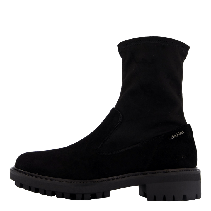 Flat Sock Boot Sue Mix Ck Black