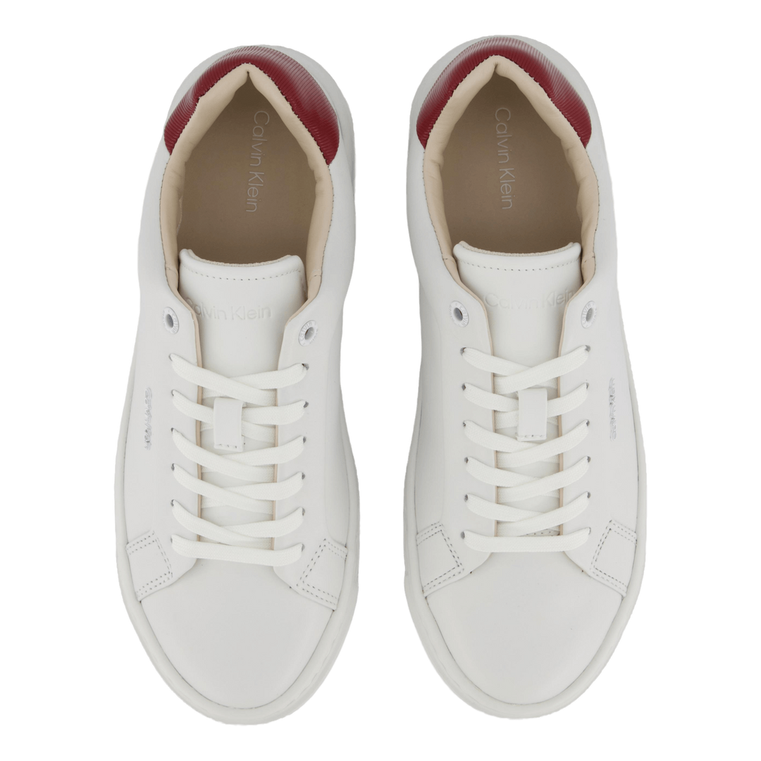 Cupsole Lace Up W/ml Lth Bright White/winery