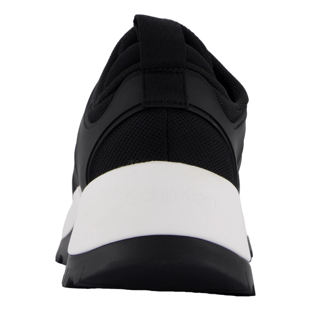 Runner Slip On W/zip Mix M Ck Black