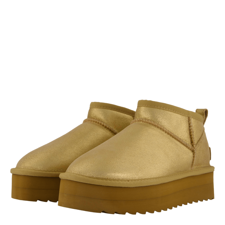 Lowboot Plateau Metallic Tan