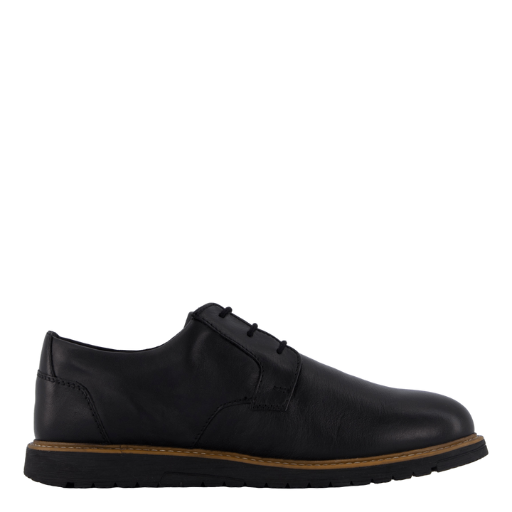 Jenson Oxford Bold Black Leather