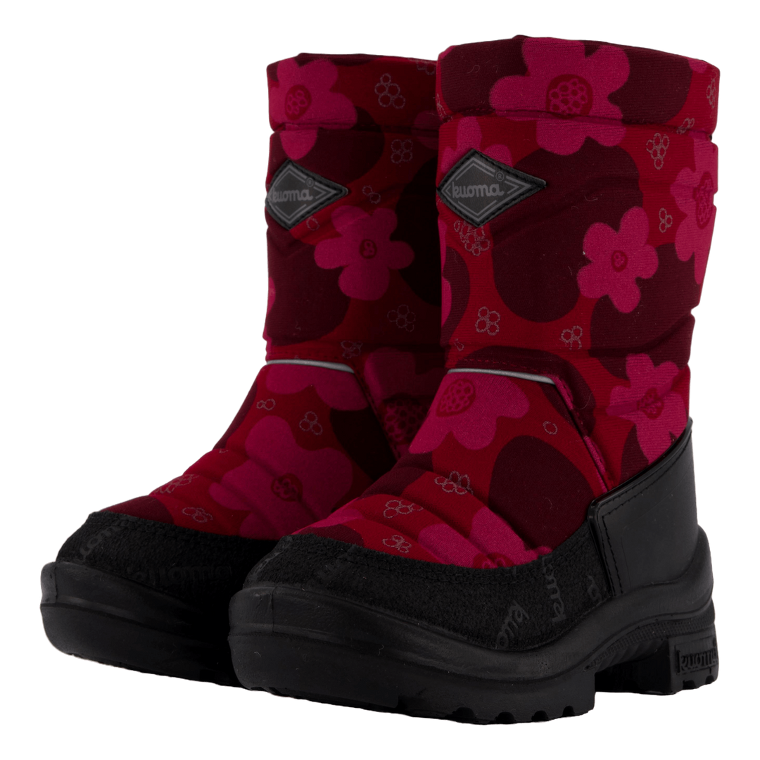 Putkivarsi Wool Bordeaux Flower Reflective