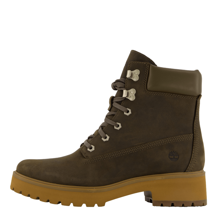 Mid Lace Up Boot Olv Full Grain