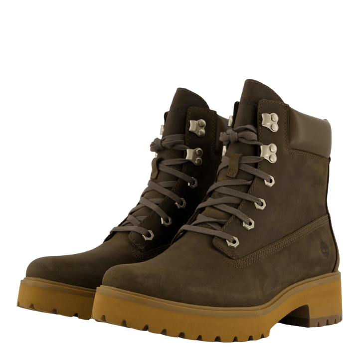 Mid Lace Up Boot Olv Full Grain