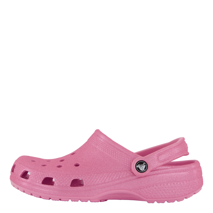 Classic Glitter Clog K Pink Tweed Glitter