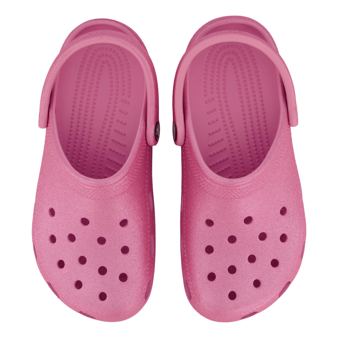 Classic Glitter Clog K Pink Tweed Glitter