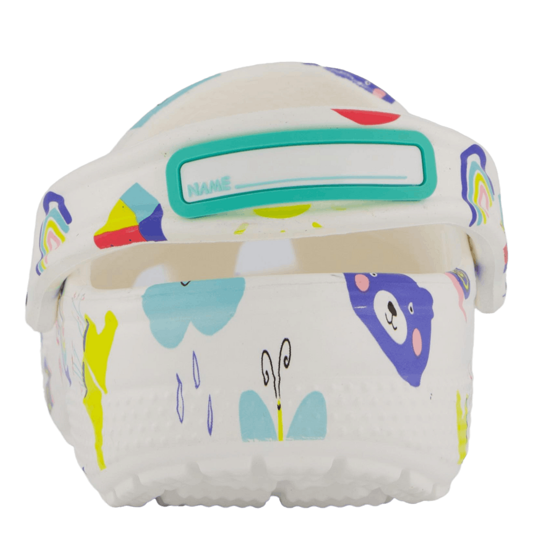 Classic Doodle Print Clog K White/multi