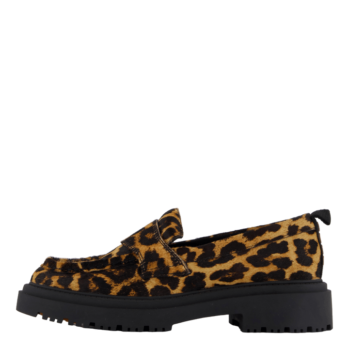 Mocasin Animal Print Brown