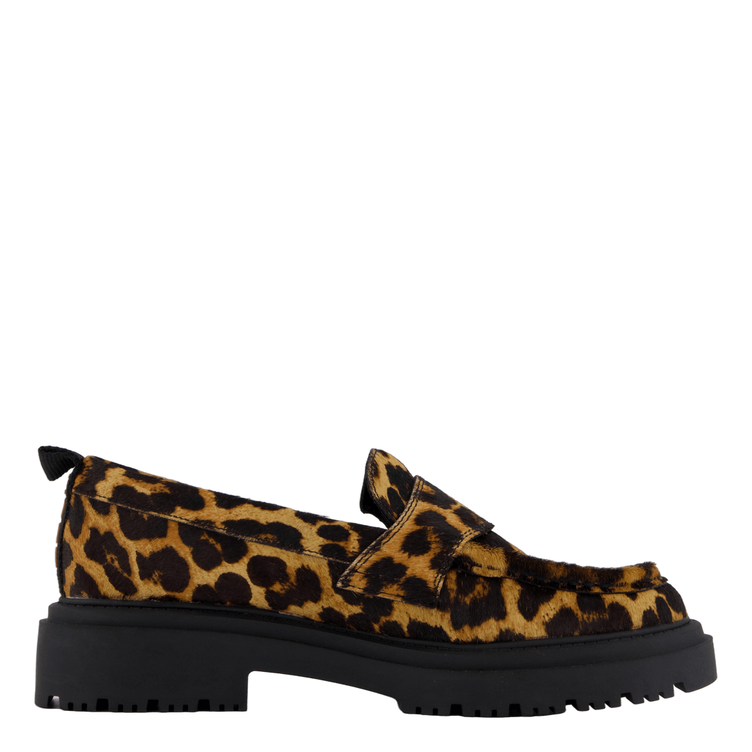 Mocasin Animal Print Brown