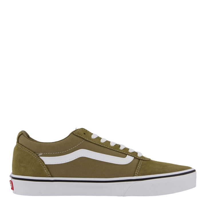 Ward Suede/canvas Olive/white