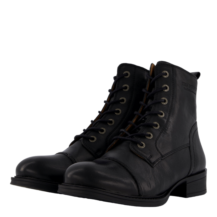 Pandora Laced Boots Black