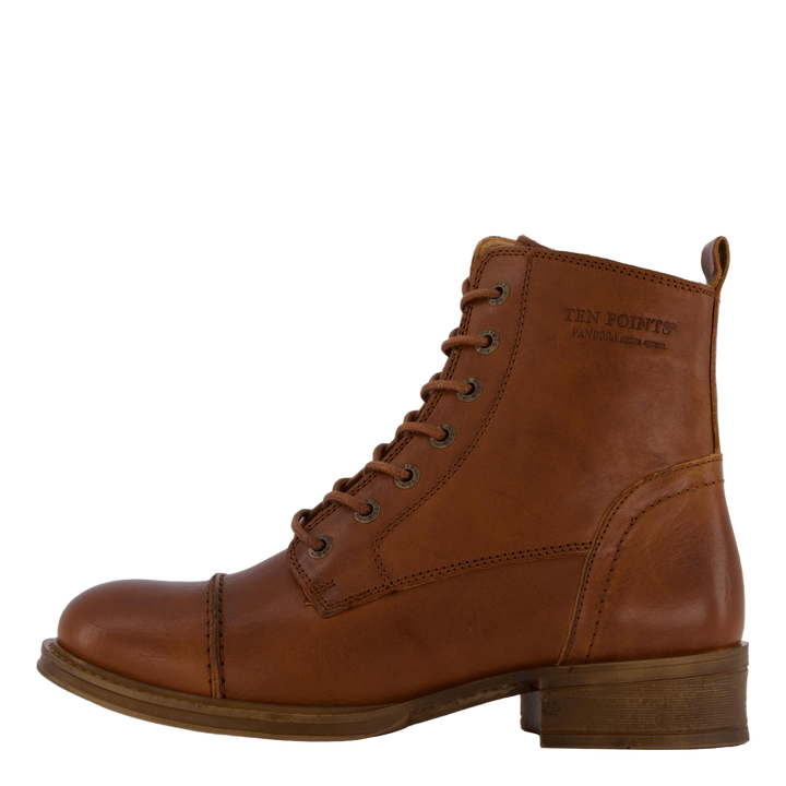 Pandora Laced Boots Cognac