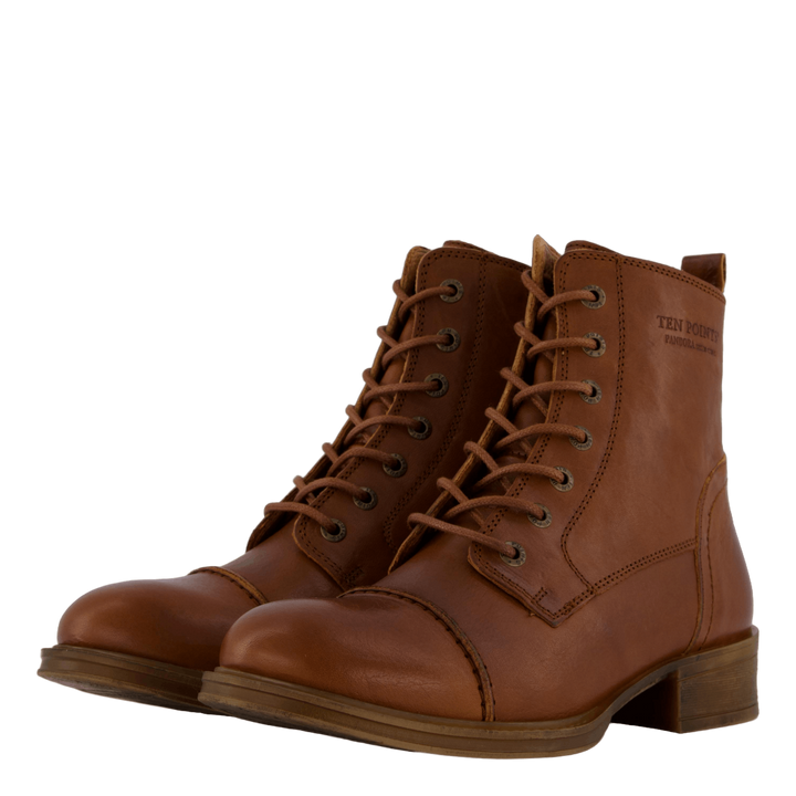 Pandora Laced Boots Cognac