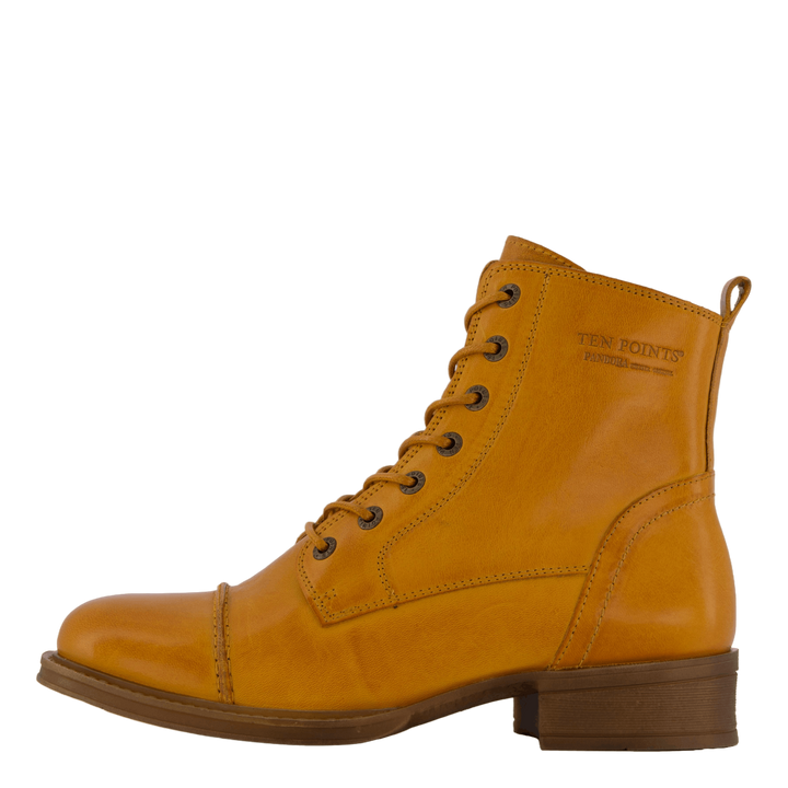 Pandora Laced Boots Yolk Mustard