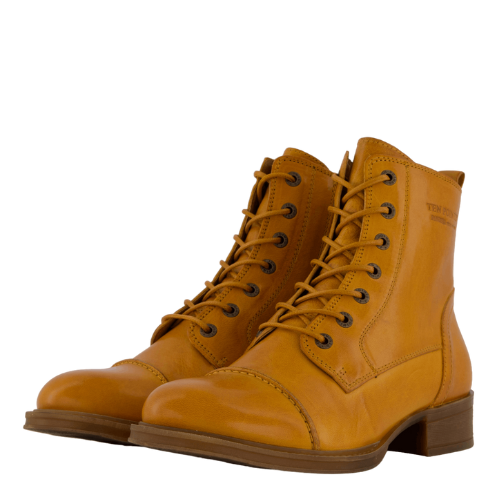 Pandora Laced Boots Yolk Mustard