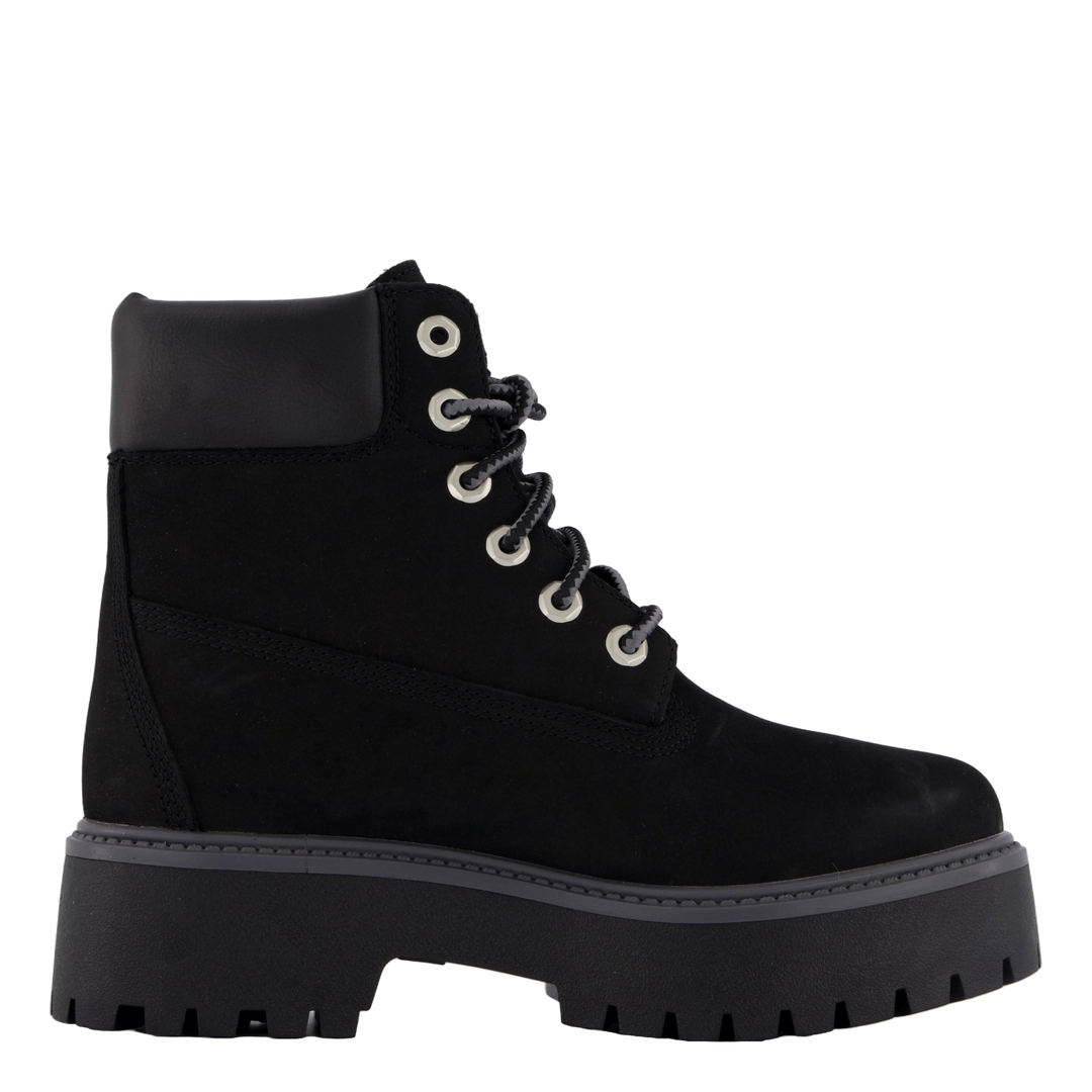 6 Inch Lace Up Waterproof Boot Jet Black