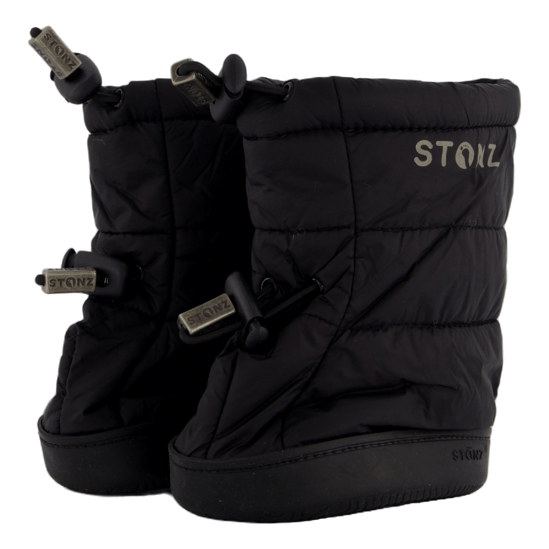 Stonz Toddler Puffer Booties Black