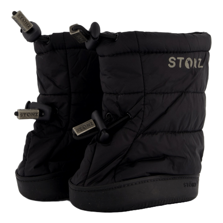 Stonz Toddler Puffer Booties Black