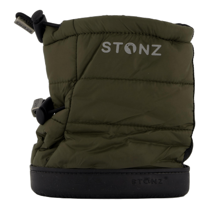 Stonz Toddler Puffer Booties Green