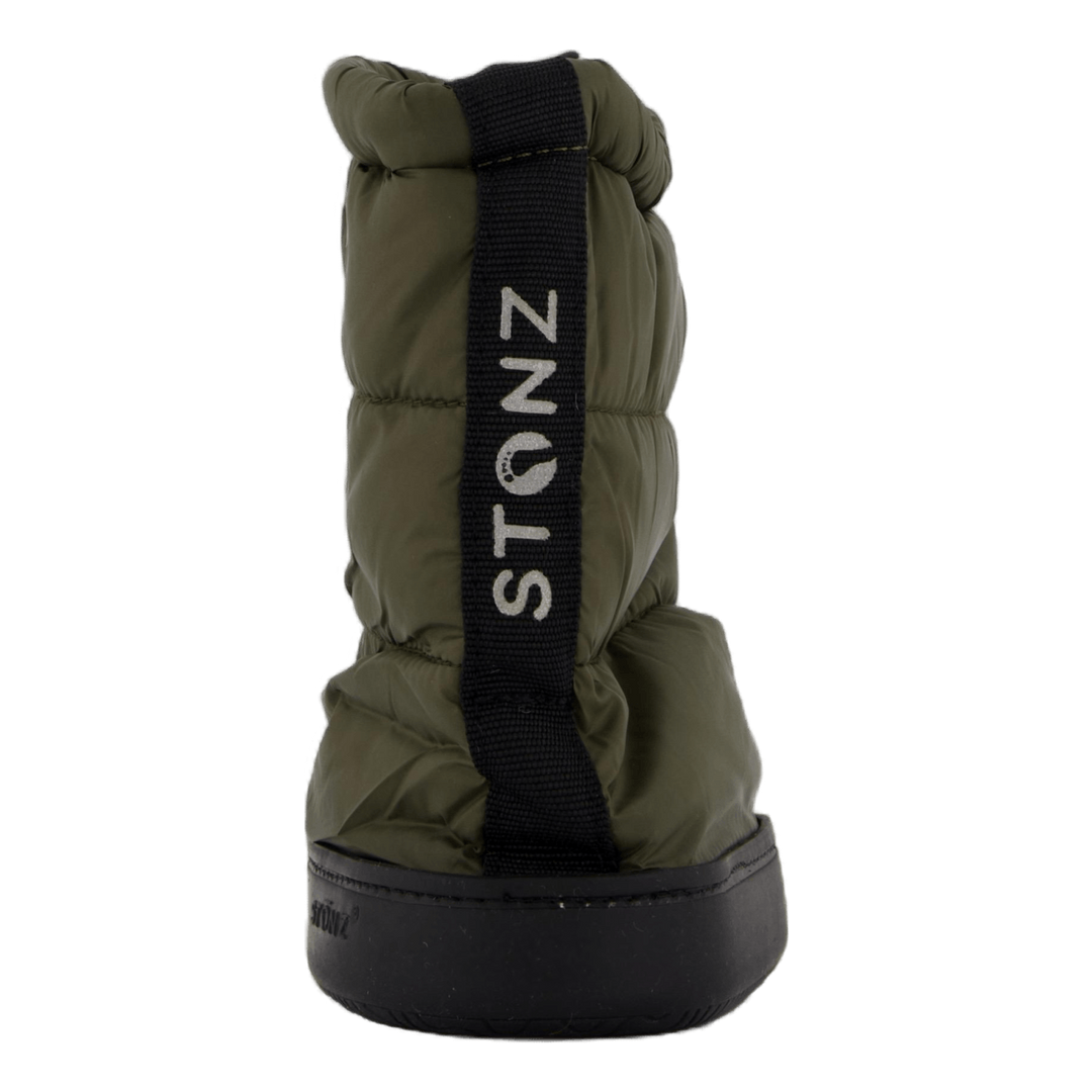 Stonz Toddler Puffer Booties Green