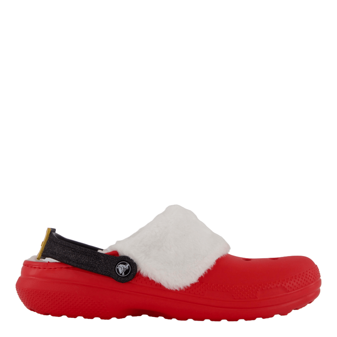 Classic Lined Santa Clog Varsity Red/multi