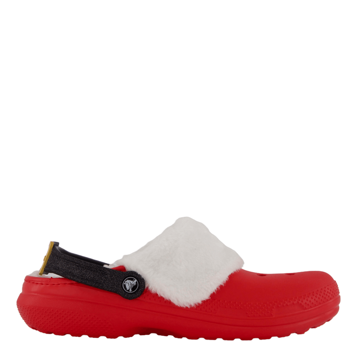 Classic Lined Santa Clog Varsity Red/multi