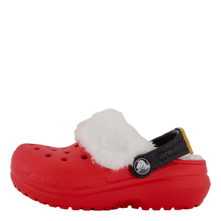 Classic Lined Santa Clog T Varsity Red/multi