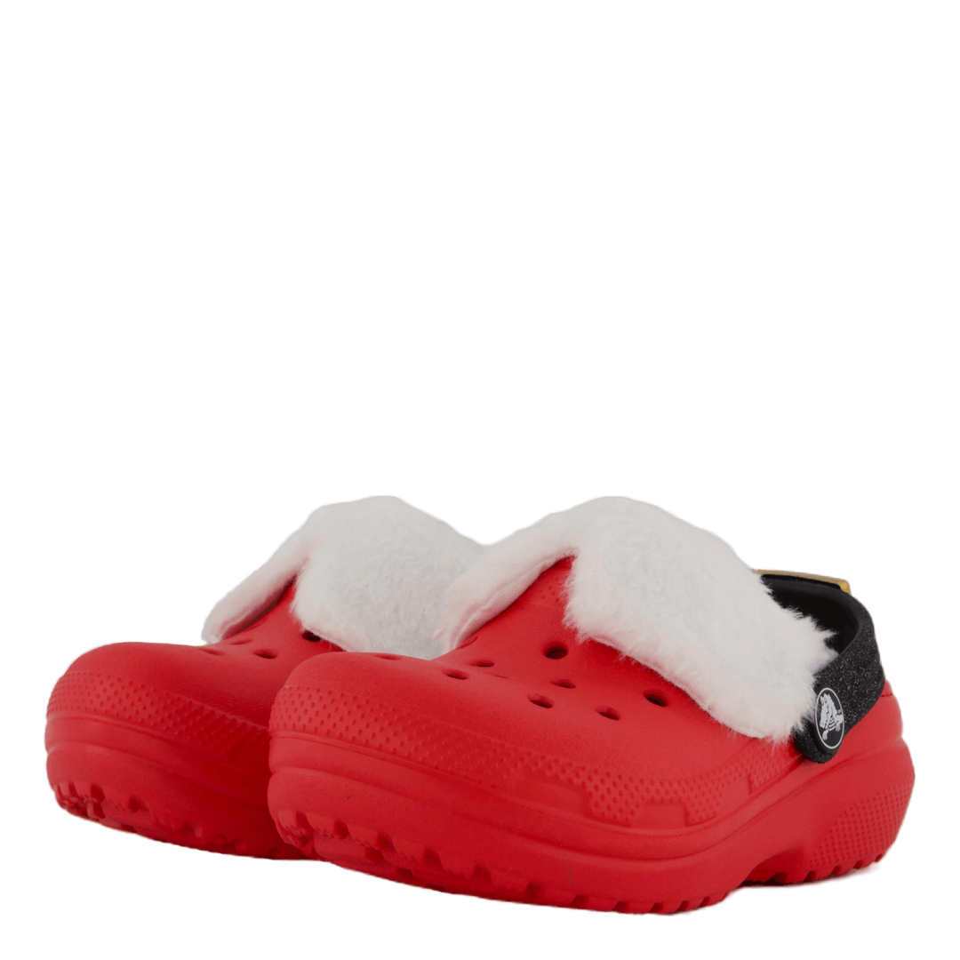 Classic Lined Santa Clog T Varsity Red/multi