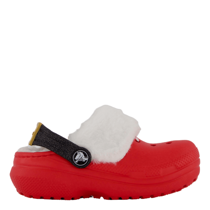 Classic Lined Santa Clog T Varsity Red/multi