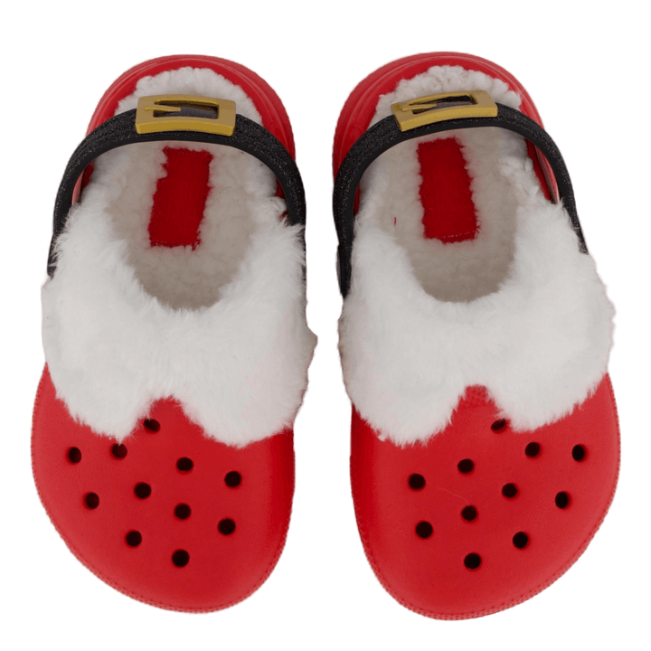 Classic Lined Santa Clog T Varsity Red/multi