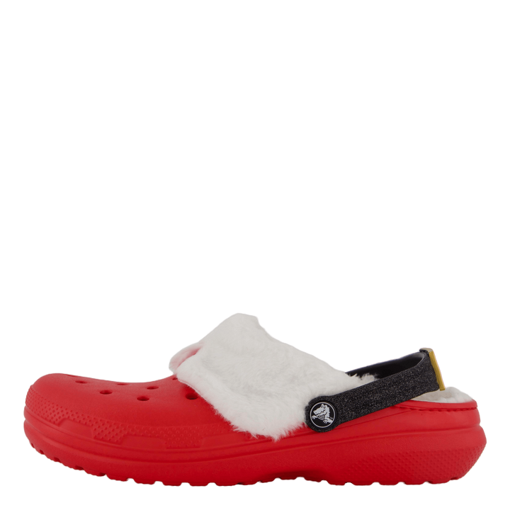 Classic Lined Santa Clog K Varsity Red/multi